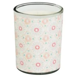 B&M Boho Garden Mini Printed Candles 3pk -Garden Furniture 392778 3pk mini printed candles 2