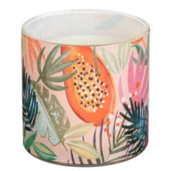 B&M Printed Candle With Gold Lid 7 B&M Printed Candle With Gold Lid -Garden Furniture 392779 printed candle with gold lid 2