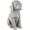 B&M Sitting Dog Garden Ornament 2 B&M Sitting Dog Garden Ornament -Garden Furniture 392843 sitting dog ornament