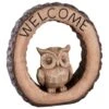B&M Welcome Owl Garden Ornament 1 B&M Welcome Owl Garden Ornament -Garden Furniture 392844 welcome owl ornament