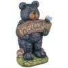 B&M Welcome Bear Garden Ornament 2 B&M Welcome Bear Garden Ornament -Garden Furniture 392846 standing bear ornament