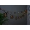 B&M 20 Solar Powered Black Rattan Effect String Lights 1 B&M 20 Solar Powered Black Rattan Effect String Lights -Garden Furniture 392923 20 solar powered black rattan effect string lights