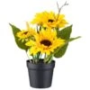 B&M Sunflower Plant Pot 2 B&M Sunflower Plant Pot -Garden Furniture 392959 sunflower