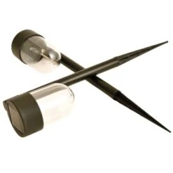 Monaco Solar Powered Post Lights 2pk 8 Monaco Solar Powered Post Lights 2pk -Garden Furniture 392976 2 pack monaco solar powered post lights 2