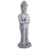 B&M Large Standing Buddha Ornament 1 B&M Large Standing Buddha Ornament -Garden Furniture 392982 large standing buddha