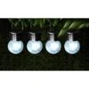 Crackle Glass Hanging Solar Lights 4pk 2 Crackle Glass Hanging Solar Lights 4pk -Garden Furniture 393004 4 pack crackle glass hanging solar lights