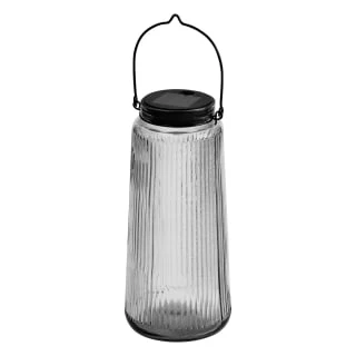 Solar Powered Tinted Glass Lantern 3 Solar Powered Tinted Glass Lantern