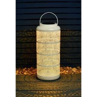 B&M Ocean Air Solar Powered Metal Lantern 4 B&M Ocean Air Solar Powered Metal Lantern - Image 2
