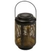 B&M Urban Eden Solar Powered Metal Lantern -Garden Furniture 393057 urban eden solar powered metal lantern