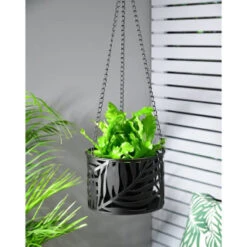 B&M Urban Eden Metal Hanging Planter -Garden Furniture 393063 urban eden metal hanging planter1