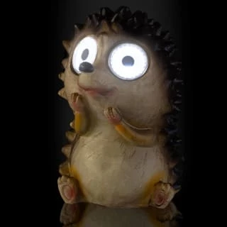 B&M Garden Animal Ornament With Solar Powered Eyes - Hedgehog 4 B&M Garden Animal Ornament With Solar Powered Eyes - Hedgehog - Image 2