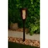 Santorini Flame Effect Post Lights 3pk -Garden Furniture 393326 3 pack santorini flame effect post lights