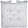 B&M Luxury Seat Pad - Light Blue Circle Print -Garden Furniture 393563 luxury shower resistant seat pad circle print