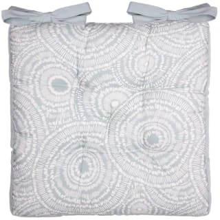 B&M Luxury Seat Pad - Light Blue Circle Print 3 B&M Luxury Seat Pad - Light Blue Circle Print