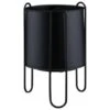 B&M New York Planter In Stand - Black 1 B&M New York Planter In Stand - Black -Garden Furniture 393670 new york small planter in stand black