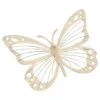B&M Large Metal Butterfly Wall Art - Cream 1 B&M Large Metal Butterfly Wall Art - Cream -Garden Furniture 393683 large metal butterfly
