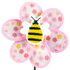 B&M Garden Windmills 3pk -Garden Furniture 393686 girls windmills 3pk bee 2