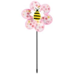 B&M Garden Windmills 3pk -Garden Furniture 393686 girls windmills 3pk bee
