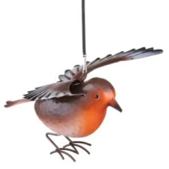 B&M Springy Hanging Bird - Brown 9 B&M Springy Hanging Bird - Brown -Garden Furniture 393690 springy bird hanging brown 3