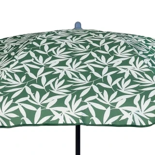 B&M Superbloom Sun Printed Parasol 1.8m - Leaf 4 B&M Superbloom Sun Printed Parasol 1.8m - Leaf - Image 2