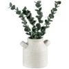 B&M Stone White Vase With Plants 1 B&M Stone White Vase With Plants -Garden Furniture 394716 stone white vase with plants