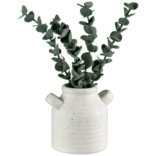 B&M Stone White Vase With Plants 3 B&M Stone White Vase With Plants