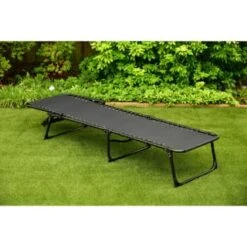 Vancouver Premium 3 Position Folding Relaxer Bed - Black 10 Vancouver Premium 3 Position Folding Relaxer Bed - Black -Garden Furniture 395731 vancouver premium 3 position folding relaxer bed 4