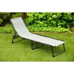 Garden Furniture -Garden Furniture 395732 dakota premium 3 position folding relaxer bed 3