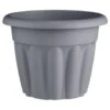 Round Planter 33cm - Grey 2 Round Planter 33cm - Grey -Garden Furniture 397065 33cm round planter grey